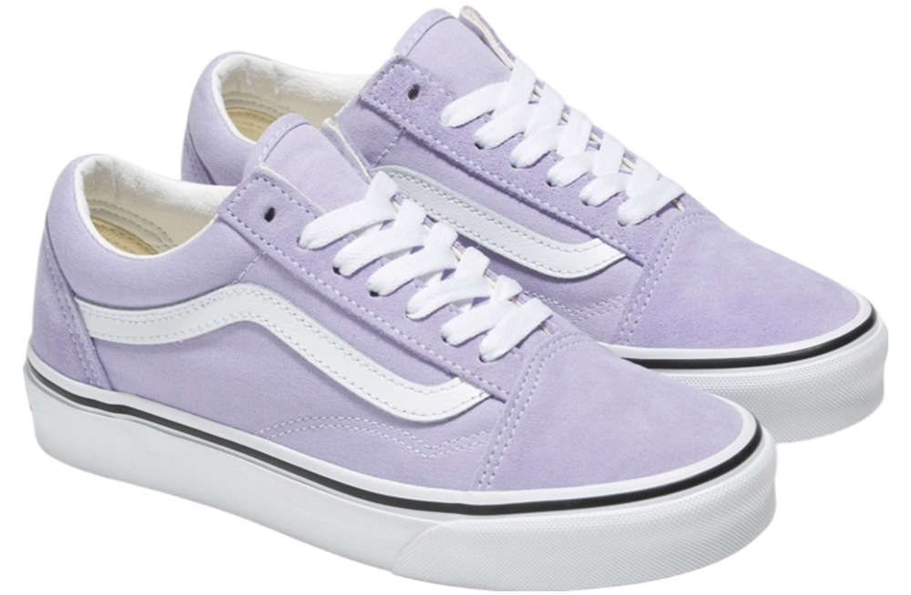 Vans Unisex Old Skool Skate Shoe-Purple Heather- no box